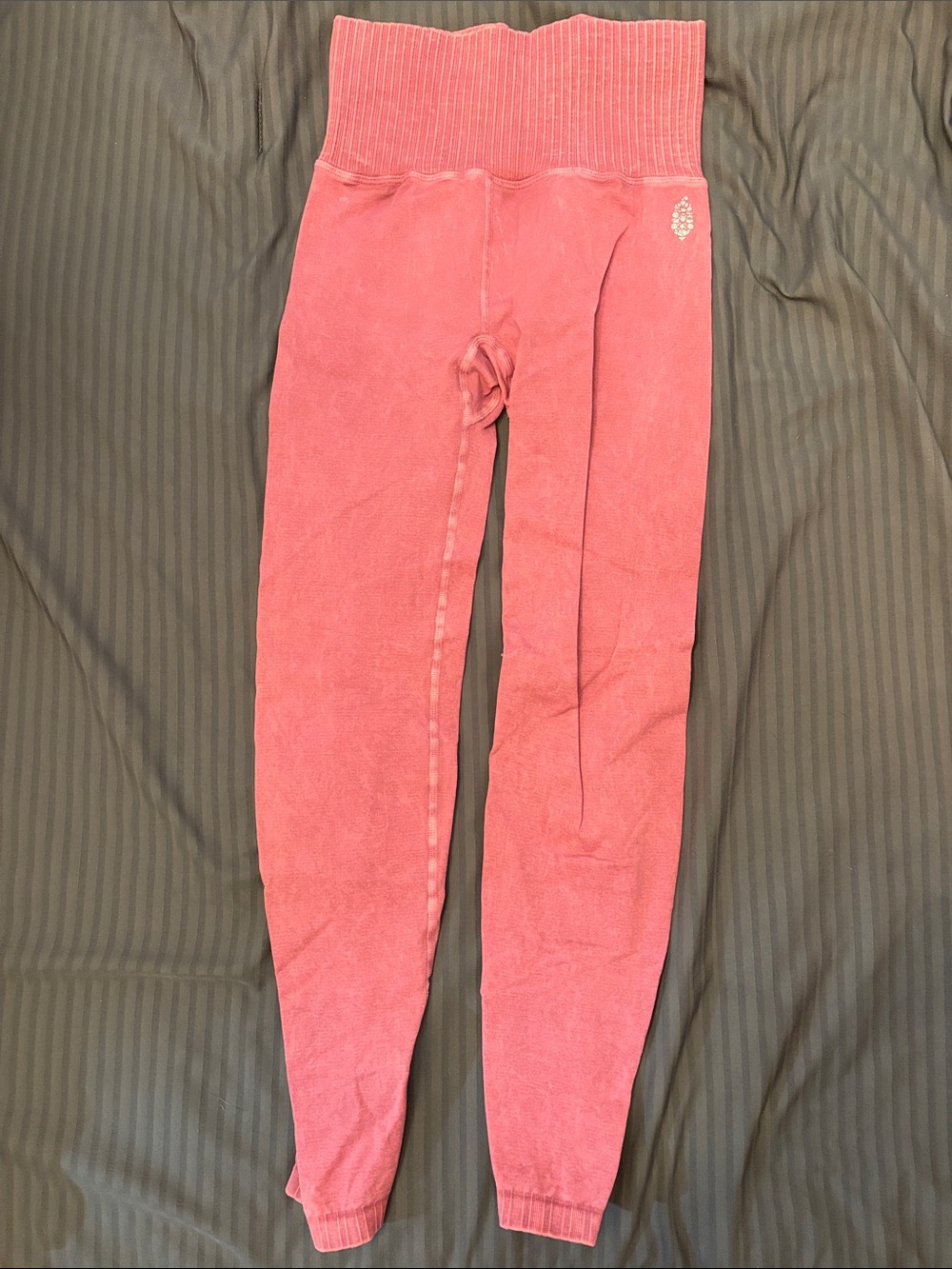 FP Movement by Free People Coral Pink High-Waist Leggings
